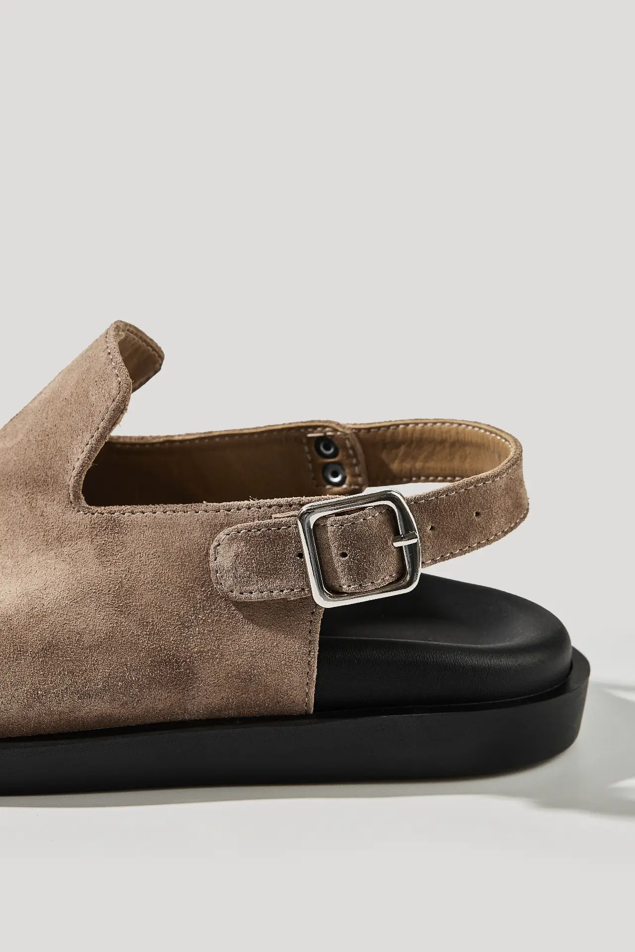 Клоги горіхові замшеві