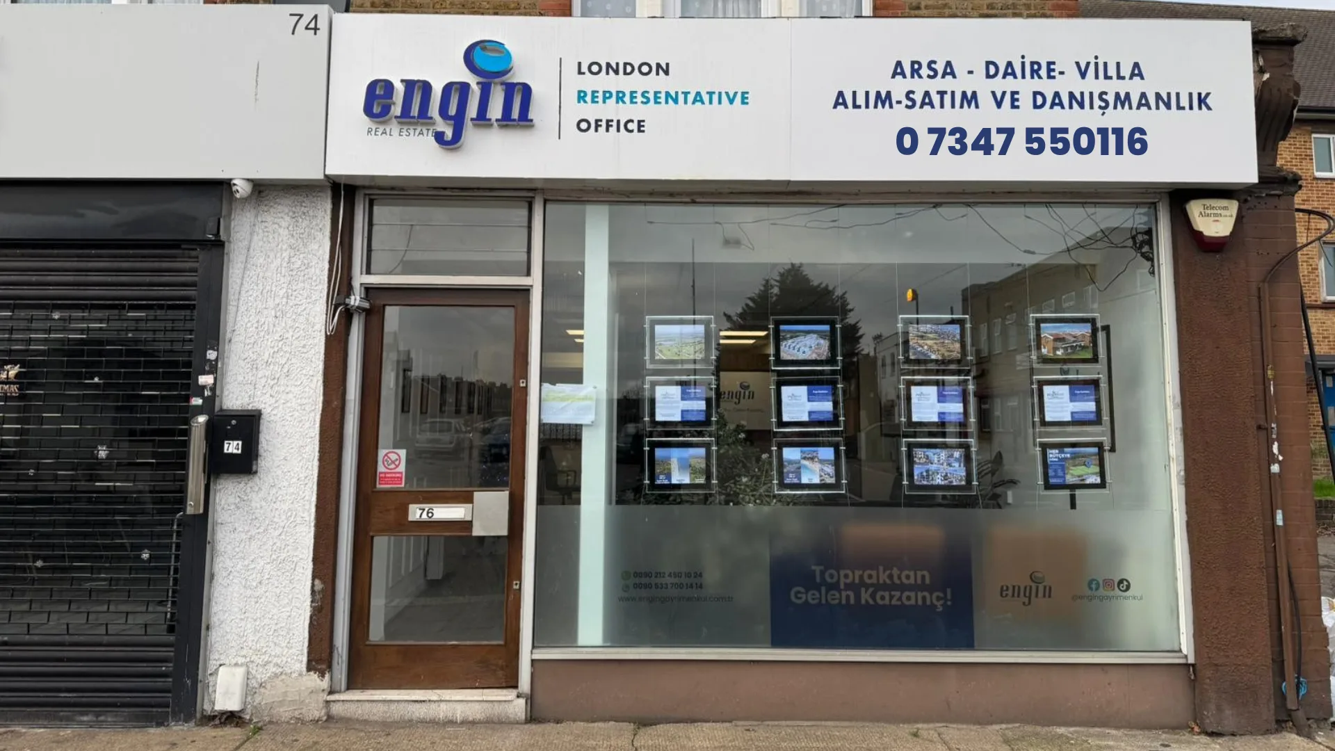 İngiltere Londra Engin Gayrimenkul Ofisi