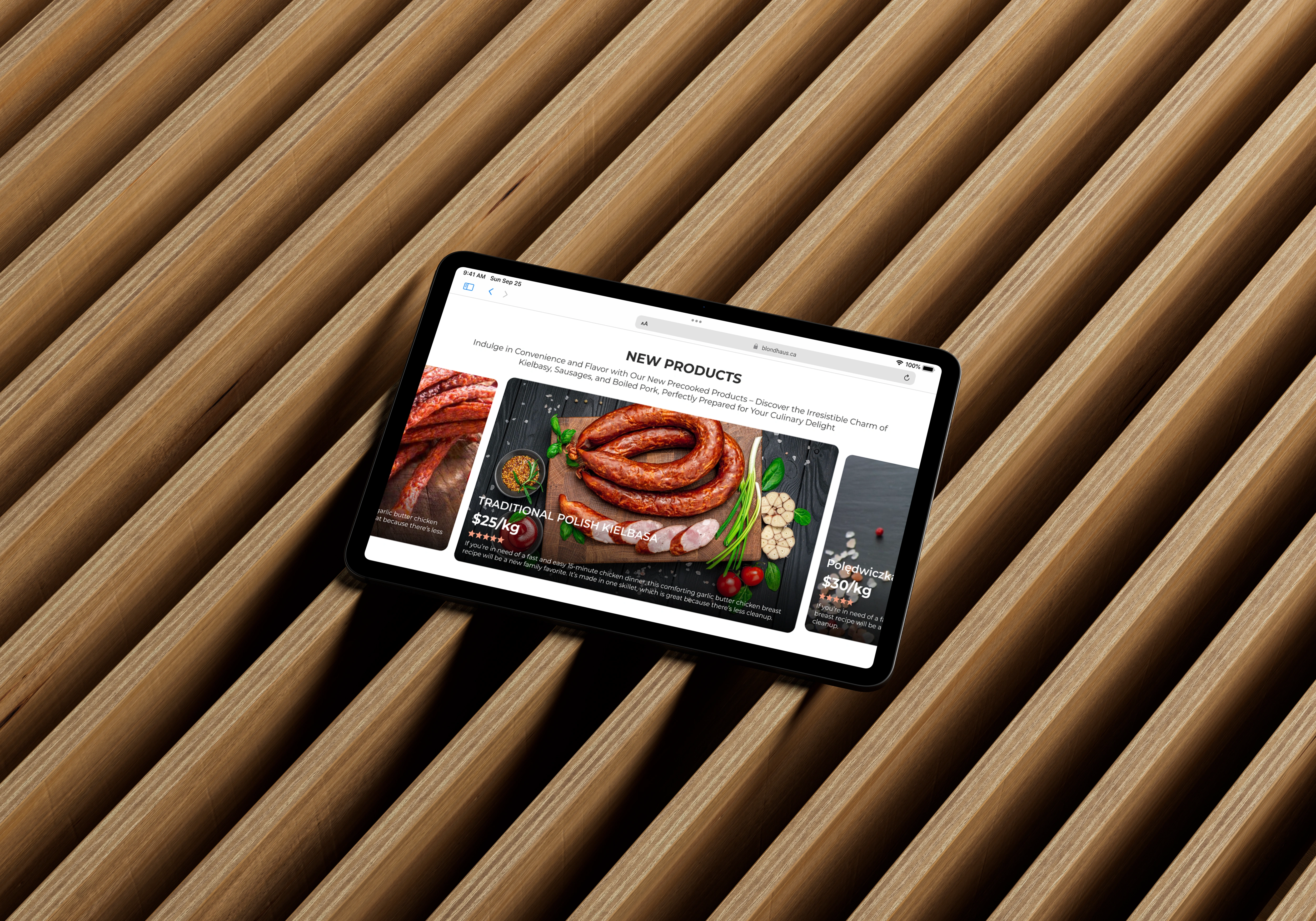 Tablet View