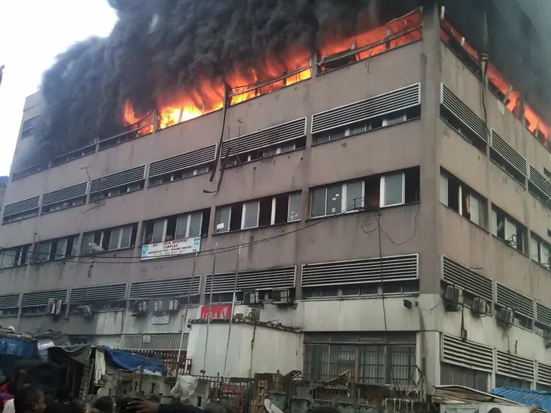 Seven victims confirmed killed in Lagos building fire