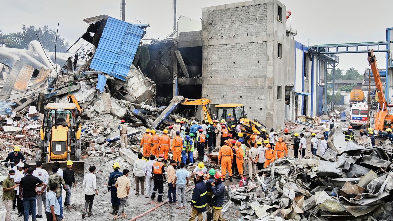 Indian Pharmaceutical Factory Explosion - June 2025