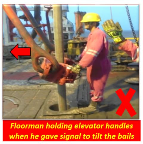 Elevator pinched finger