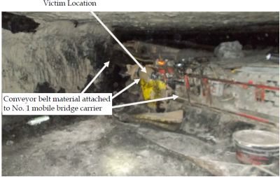 Mobile Bridge Conveyor Operator Fatality
