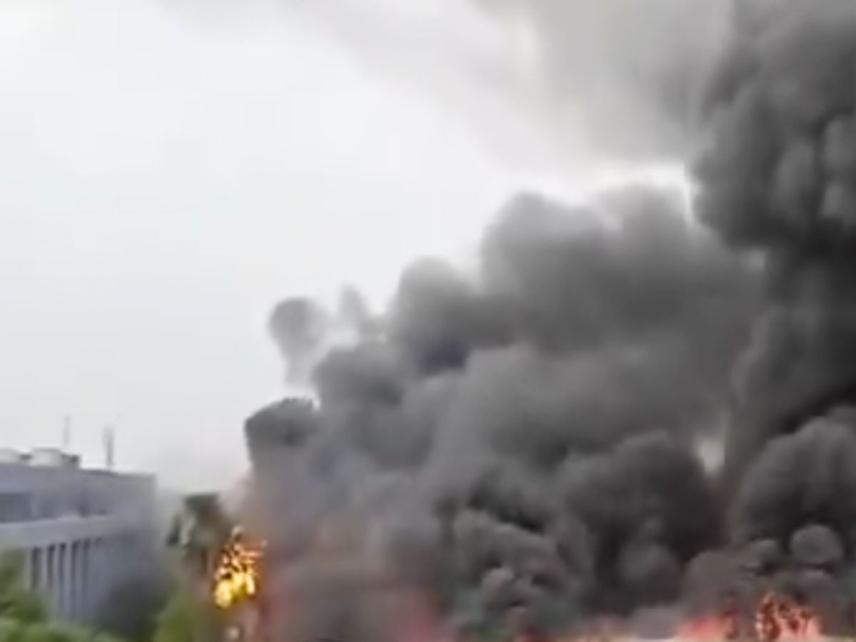 Major Warehouse Fire at Tech Mahindra Facility on Chennai OMR