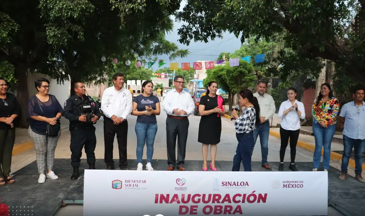 Entregan obras de pavimentación en las colonias Ampliación Juárez y Santa Lucía