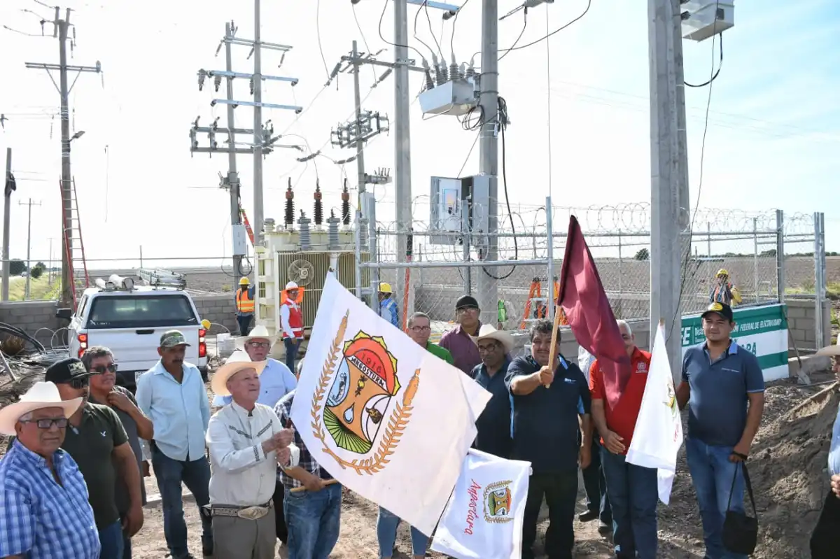 Inauguran obra de subestación eléctrica en el entronque de la carretera Dámaso Cárdenas-Costa Azul