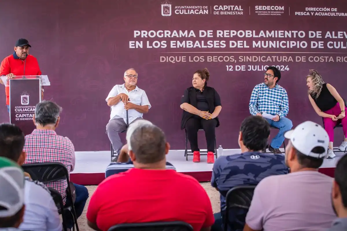 Juan de Dios Gámez arranca Programa de Repoblamiento de Embalses con siembra de 2 millones de Alevines