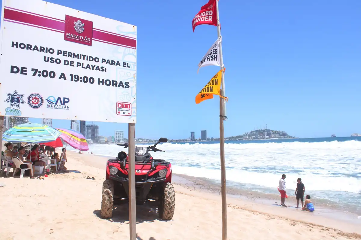 ¿Visitas las playas de Mazatlán?, Sigue estas recomendaciones para que tu estadía sea segura