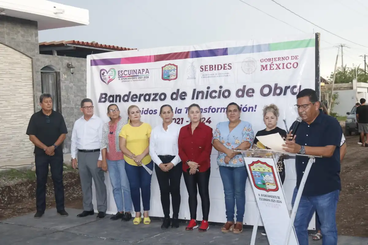 Inicia obra de pavimentación en la colonia Lázaro Cárdenas en Escuinapa