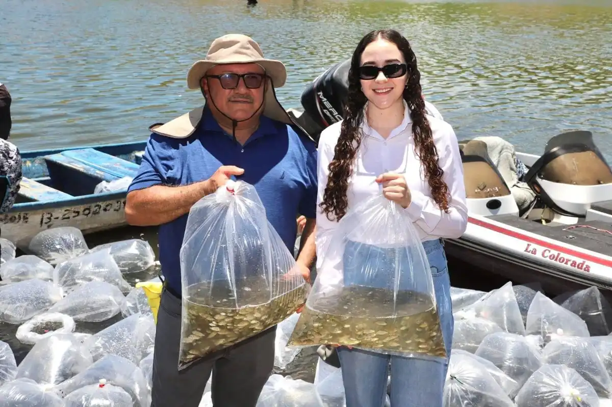 Da inicio repoblamiento de alevines de 2024 en la presa “El Salto”  