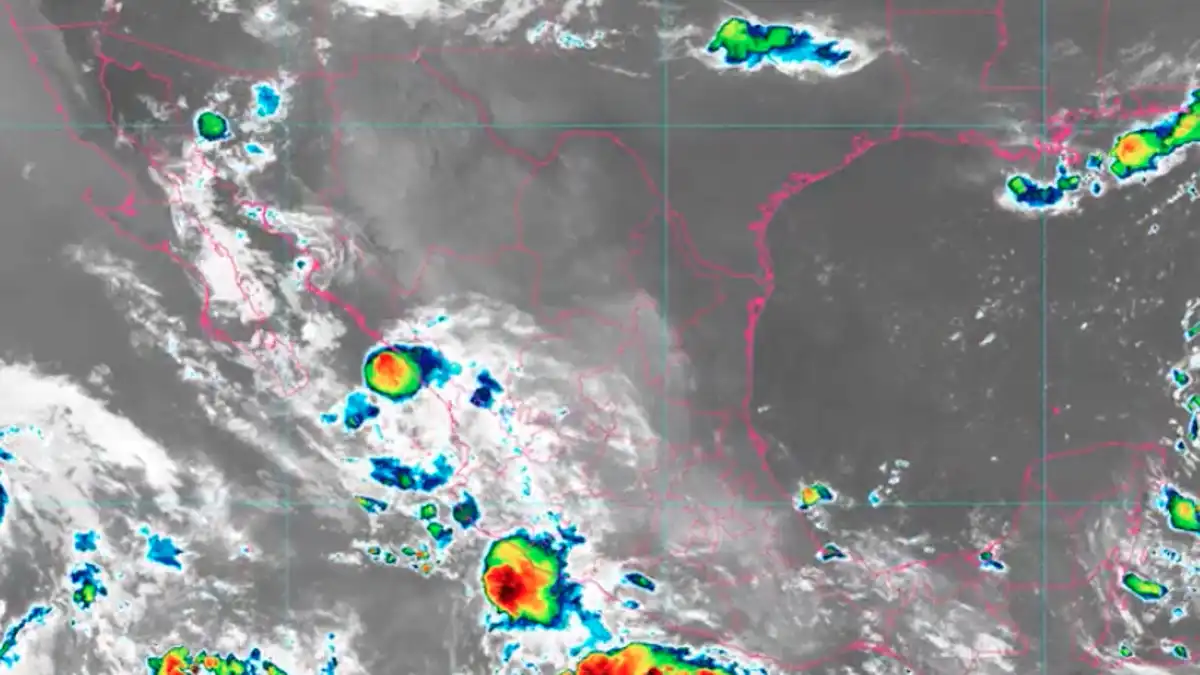 Se pronostican para este sábado lluvias muy fuertes en el occidente, sur y sureste de México
