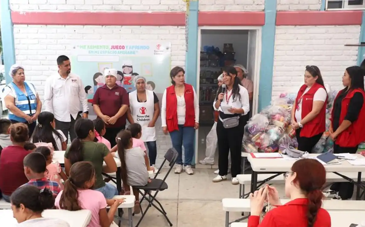 Inauguran Sistema DIF Mazatlán y Save The Children, comedor para niñas y niños de jornaleros  agrícolas en Villa Unión