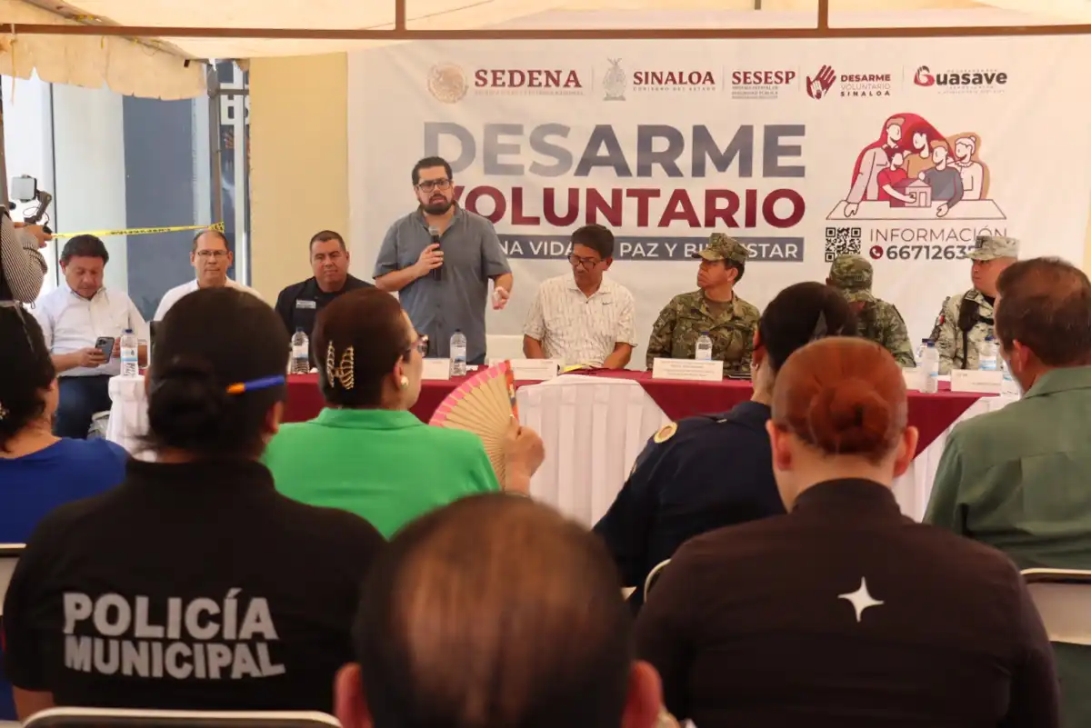 SEDENA y Gobierno de Sinaloa inician la fase final del Programa de Desarme Voluntario 2024
