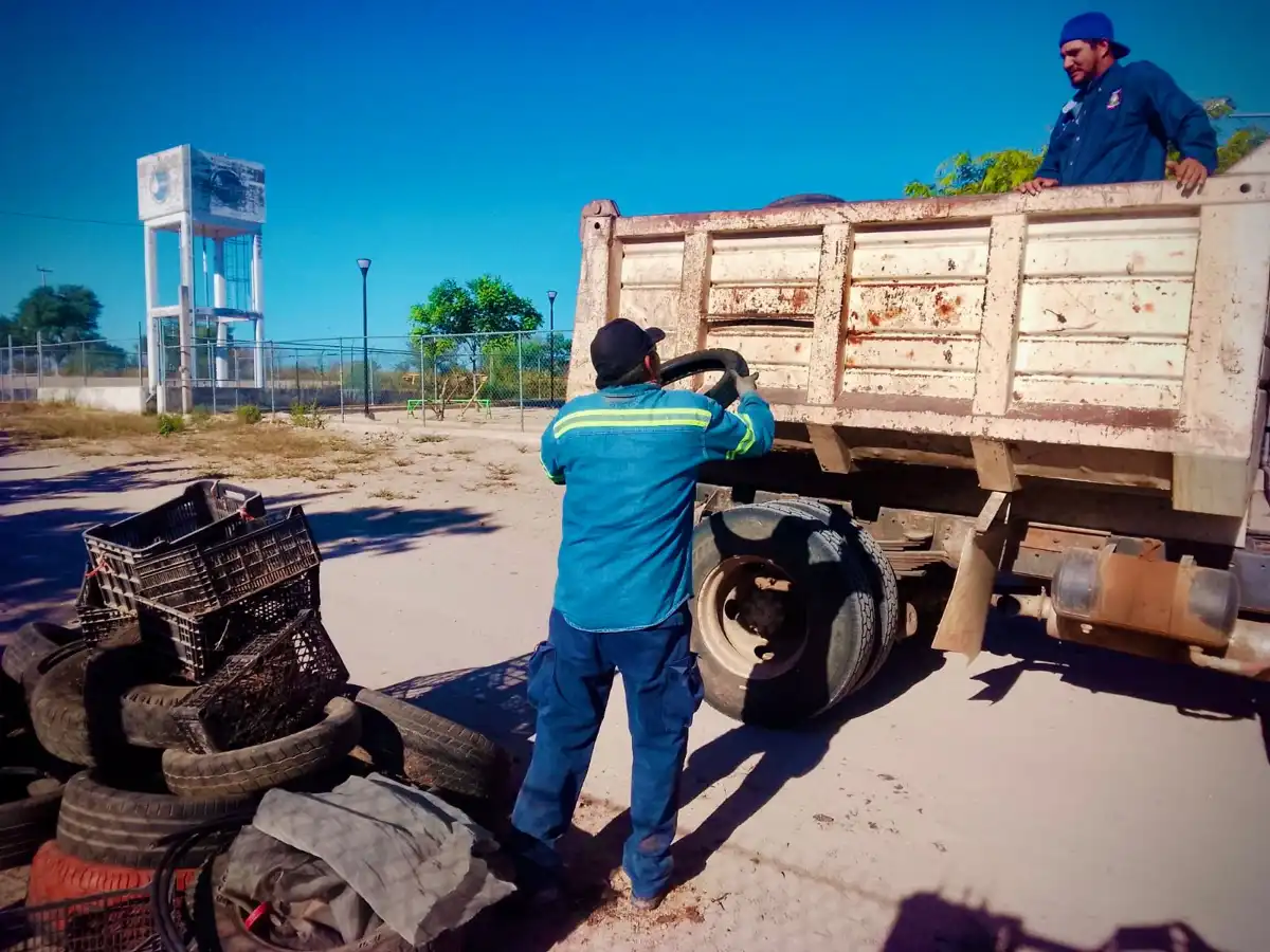 Intensifican campaña de descacharrización para combatir el dengue