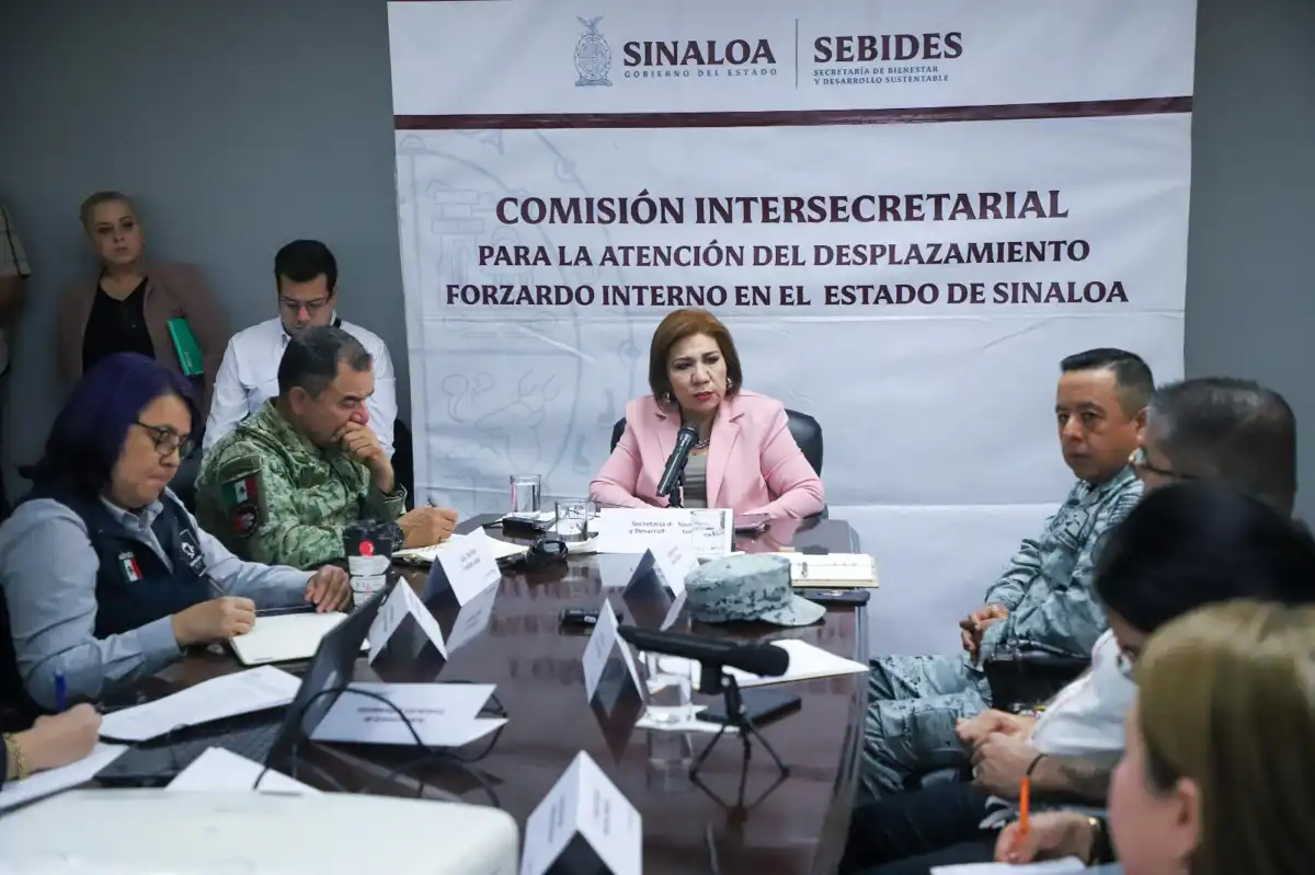 Mesa Intersecretarial aborda desplazamiento forzado interno en Sinaloa con acciones integrales