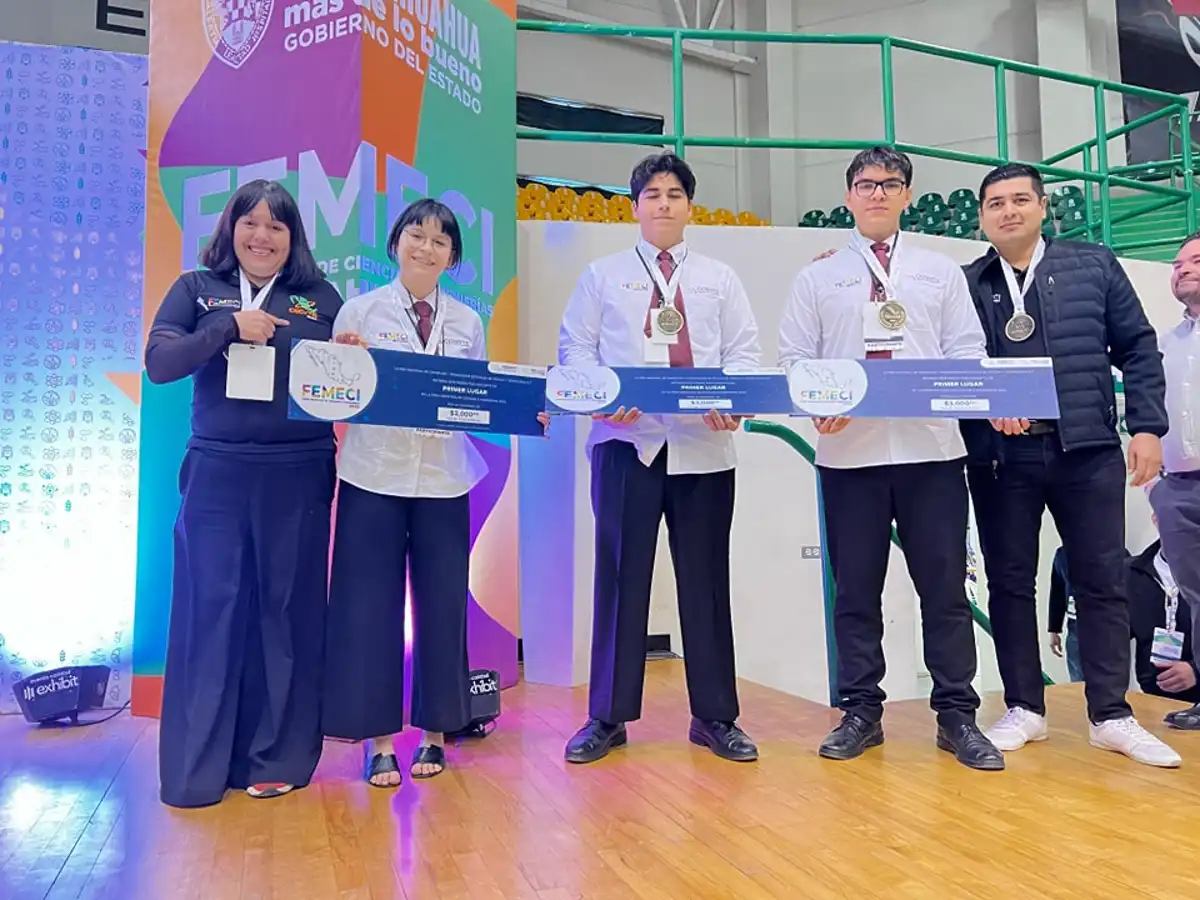Estudiantes de CECyTE Sinaloa ganan primer lugar nacional en Feria Mexicana de Ciencias e Ingenierías