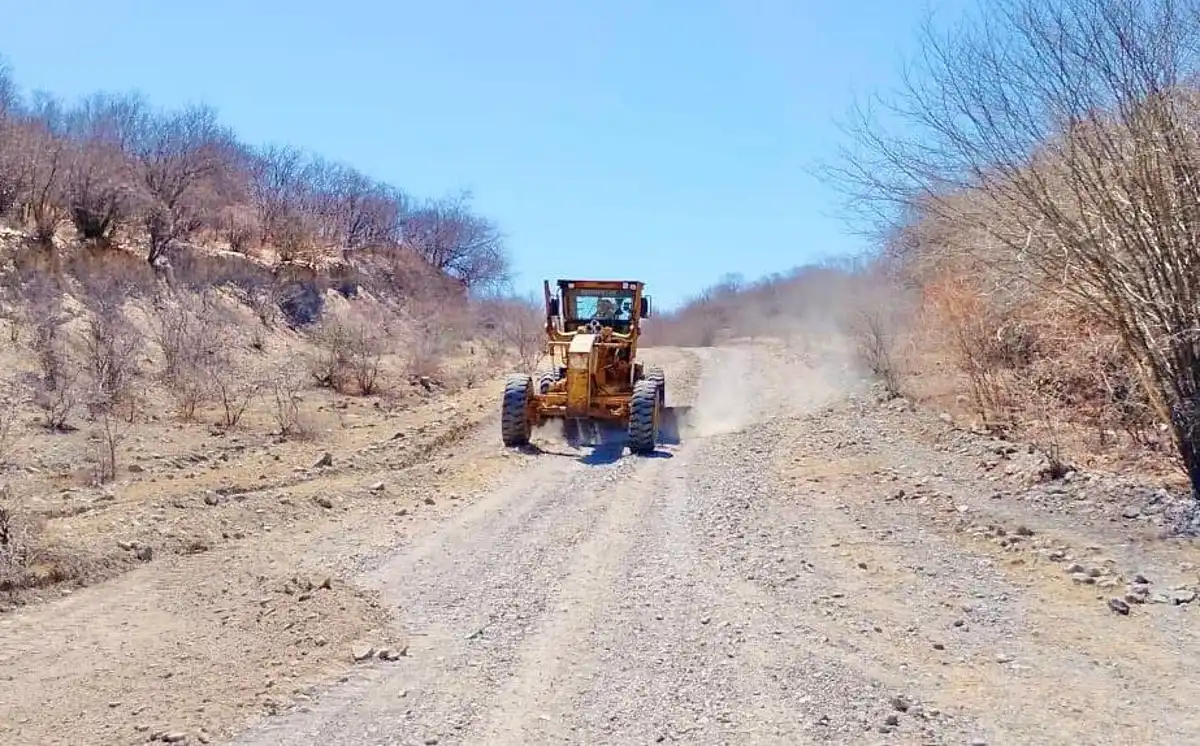 Rehabilitan caminos rurales en El Fuerte para mejorar conectividad