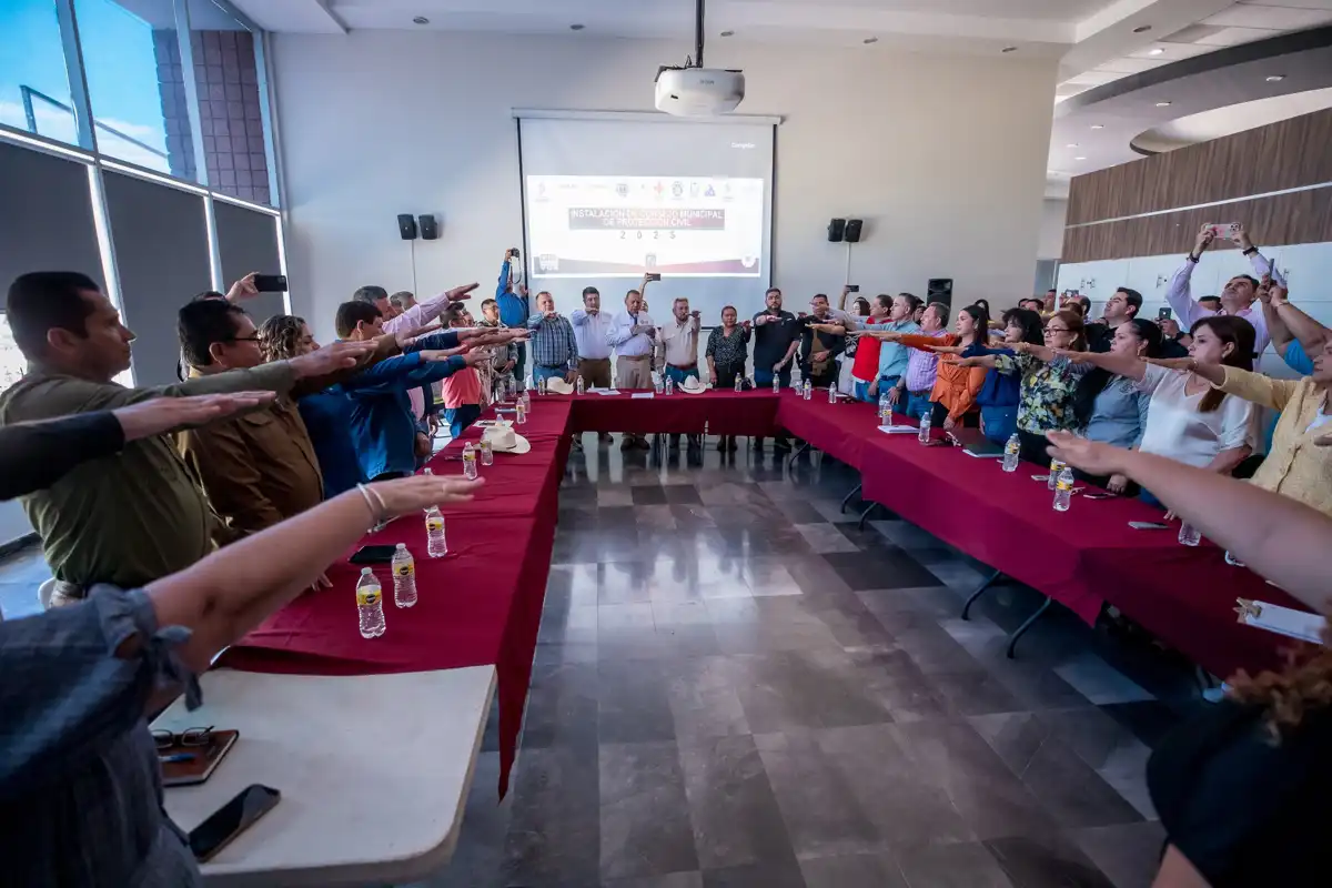 Instalan el Comité de Protección Civil por inicio de la temporada de lluvias y huracanes 2025