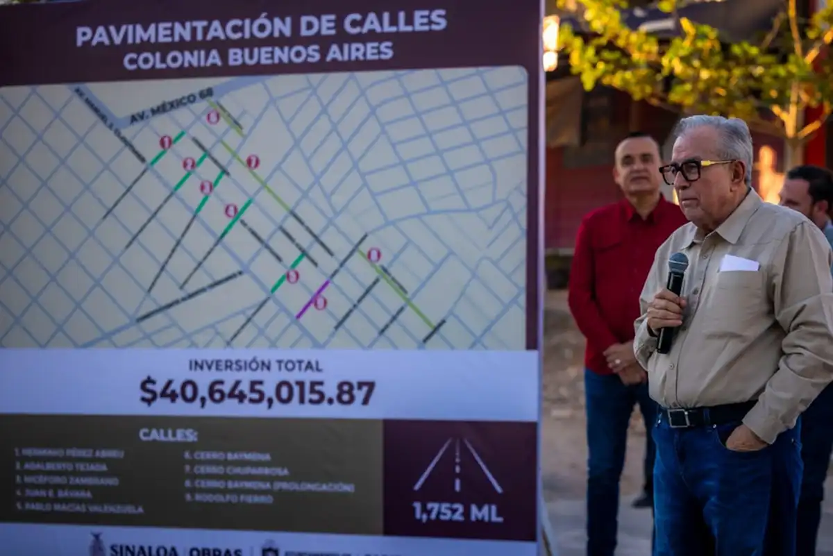 Gobernador Rocha anuncia construcción de 7 mil viviendas e inaugura obras de pavimentación en Culiacán