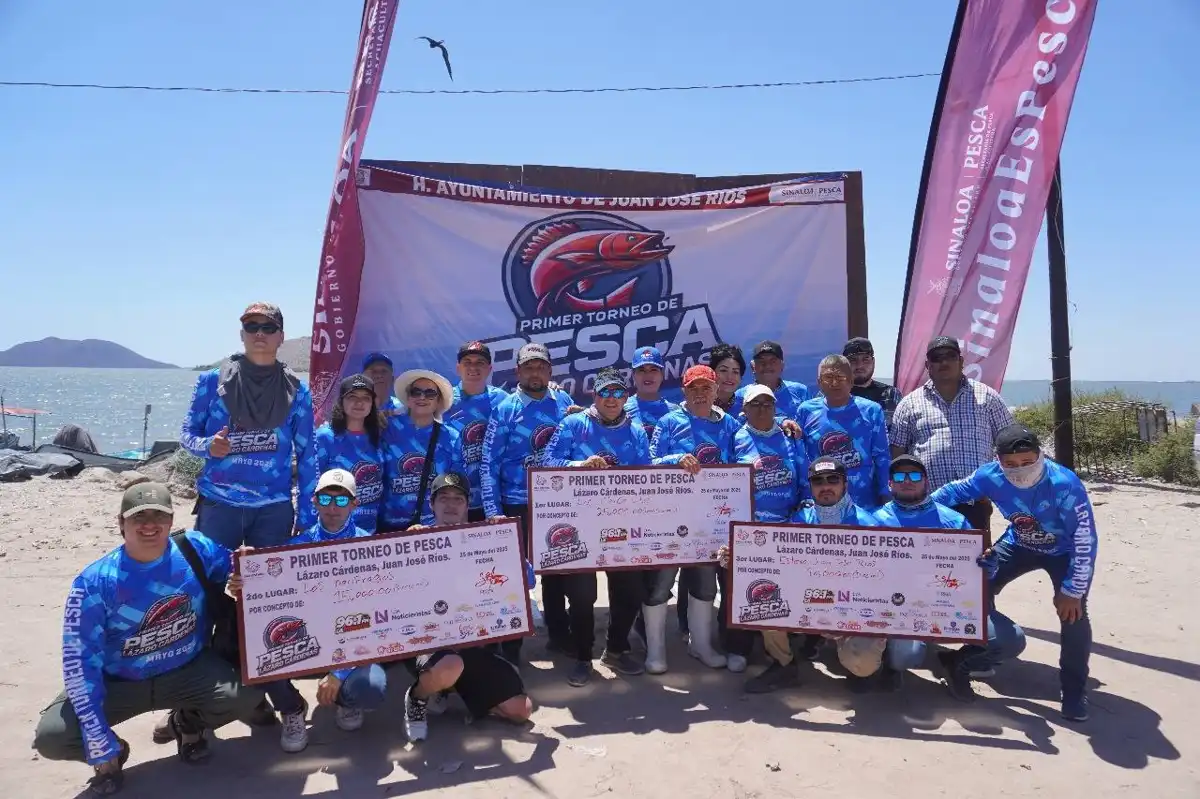 Éxito rotundo en el Primer Torneo de Pesca 2025 en Lázaro Cárdenas