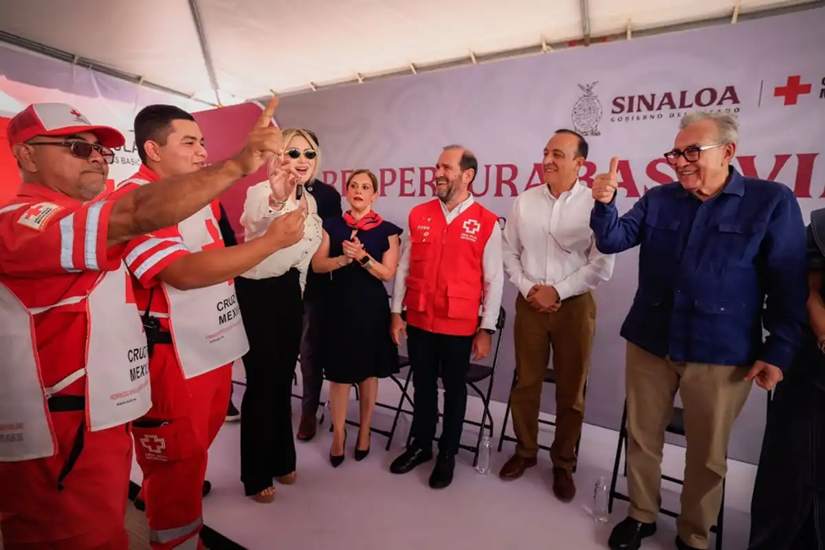 Reinauguran base de Cruz Roja en Villa de Ahome con ambulancia nueva tras petición ciudadana