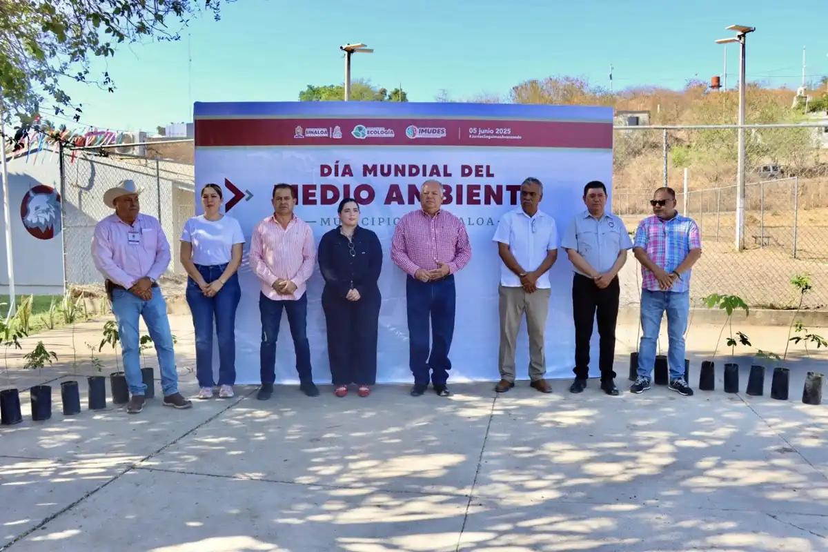 Impulsan jornada de reforestación en Sinaloa de Leyva por el Día Mundial del Medio Ambiente