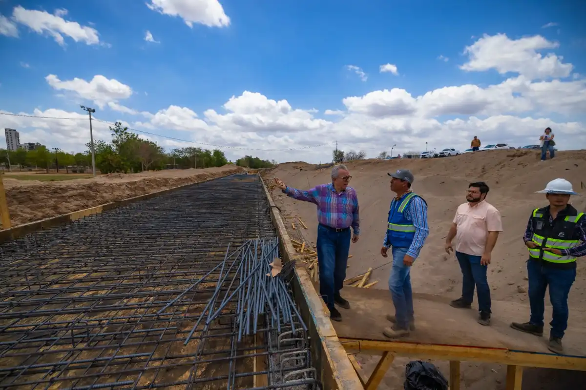 Supervisa gobernador Rocha megaproyecto del Malecón Margen Izquierdo en Culiacán