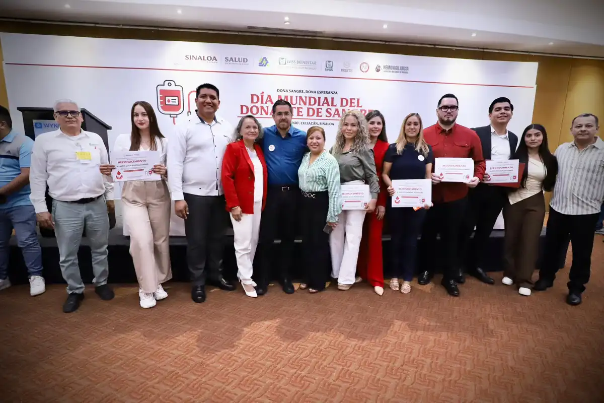 Reconocen a donadores voluntarios y anuncia nuevo Centro Estatal de Transfusión Sanguínea