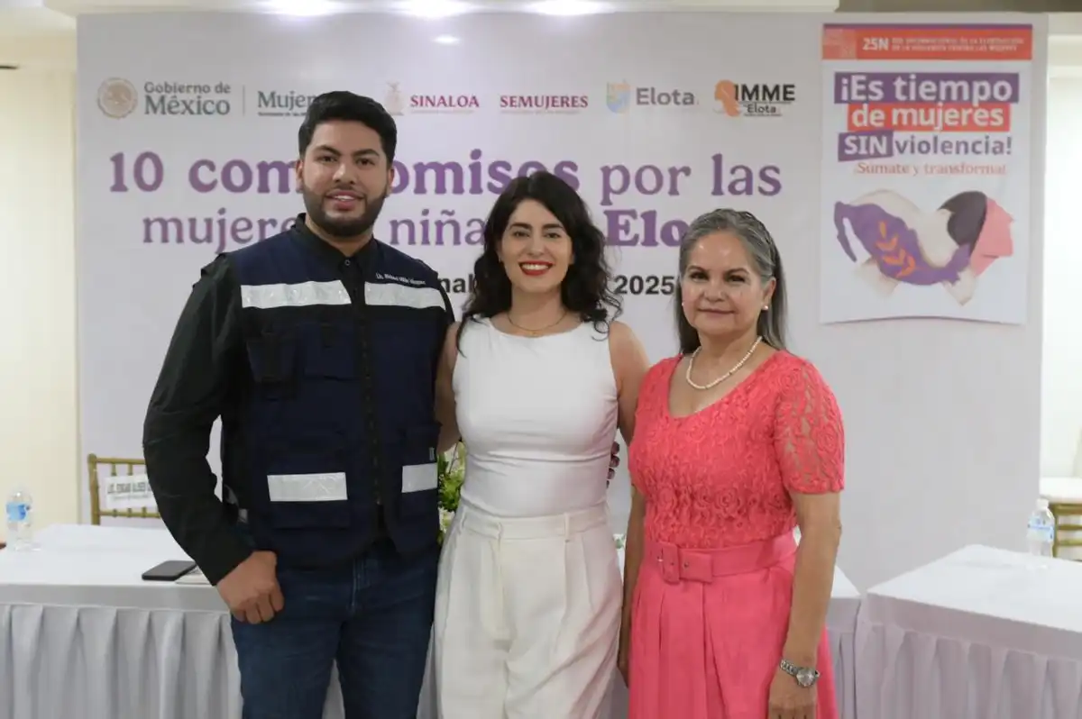 Elota impulsa programa integral para eliminar la violencia contra las mujeres