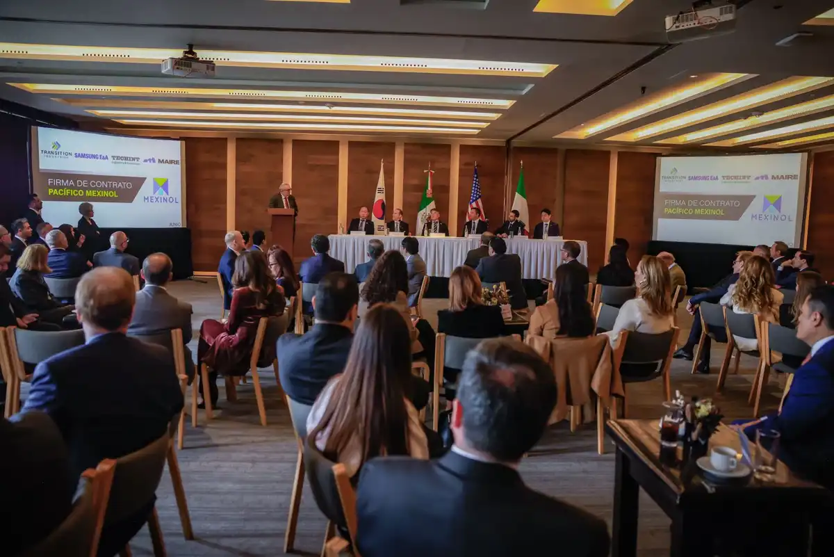 Firman contratos para construir la planta de metanol verde más grande del mundo en Topolobampo