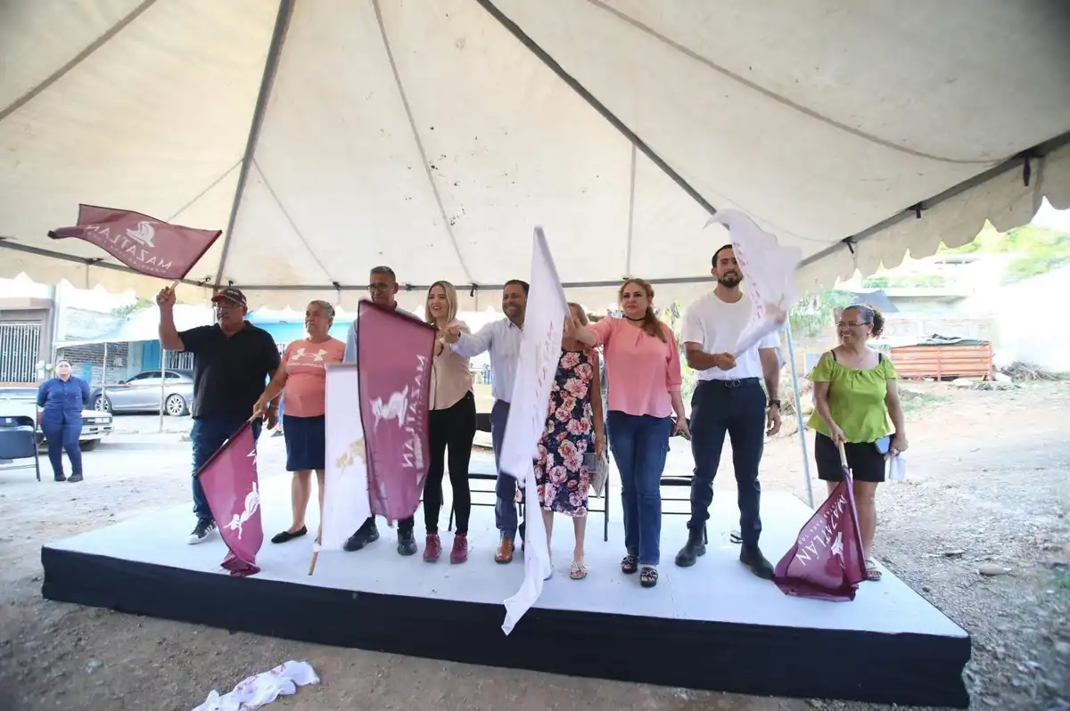 Estrella Palacios impulsa obras públicas que transforman colonias en Mazatlán