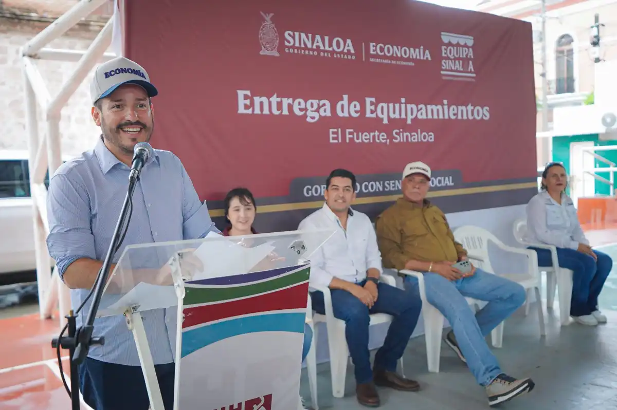 Entregan equipos productivos a emprendedores de El Fuerte como parte de Equipa Sinaloa 2025