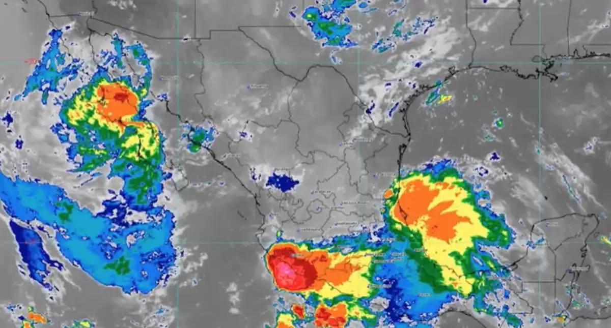 Hoy se prevén lluvias intensas en Durango, Sinaloa, Nayarit y Jalisco