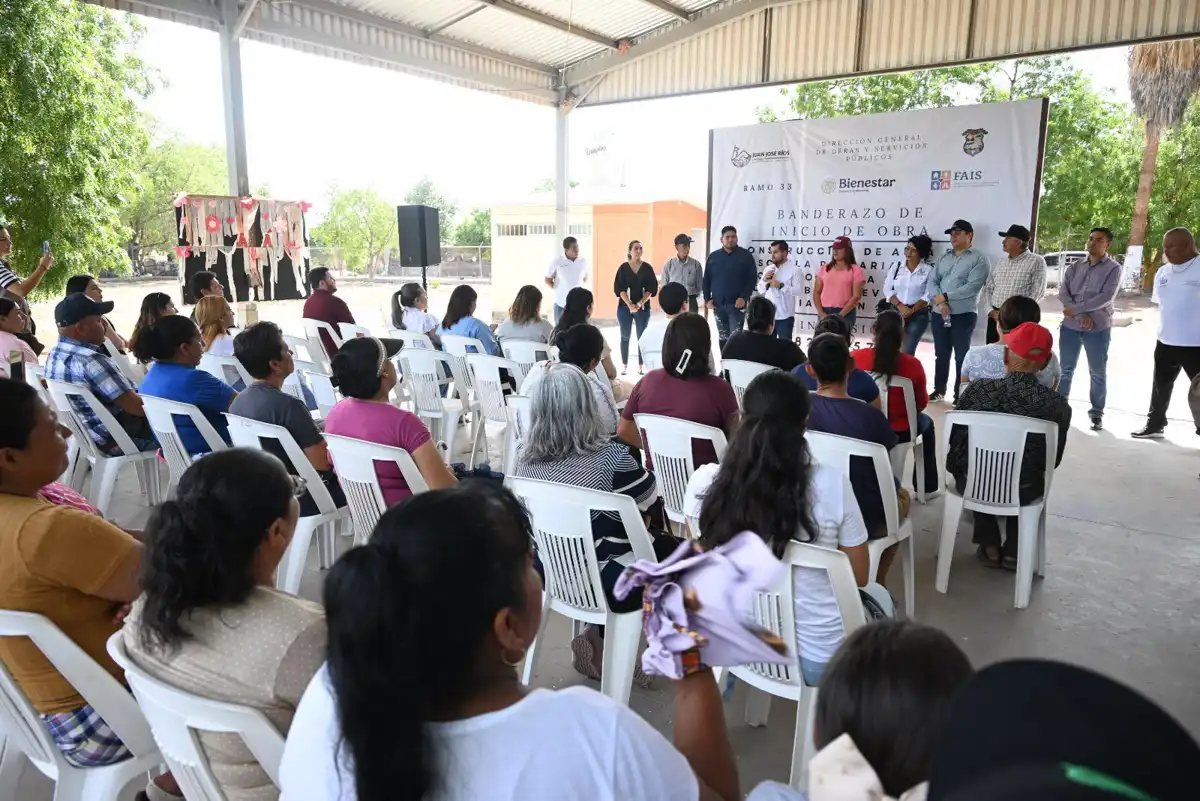 Inicia construcción de nueva aula en la primaria José Vasconcelos de Pueblo Nuevo