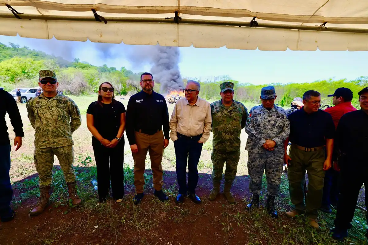 Destruyen drogas y más de mil cámaras clandestinas en operativo coordinado en Culiacán