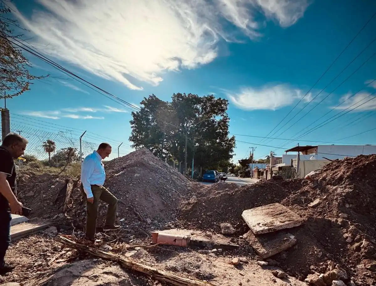 Obras de infraestructura avanzan con calidad en Ahome, destaca el alcalde Antonio Menéndez