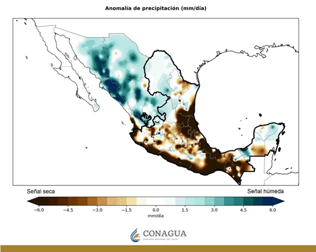 Disminución de lluvias en algunas regiones de México podría relacionarse con la canícula