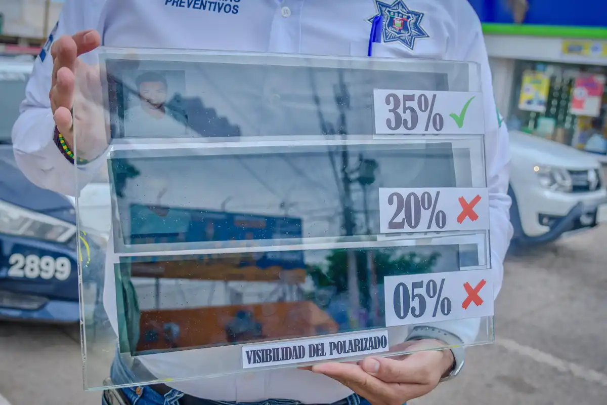 Movilidad Sustentable advierte: multas desde septiembre por polarizado excesivo en vehículos