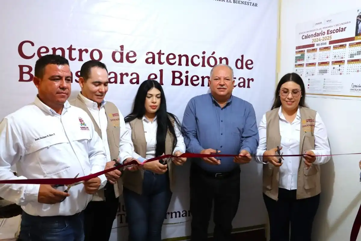 Inauguran Centro de Atención de Becas para el Bienestar en Sinaloa de Leyva
