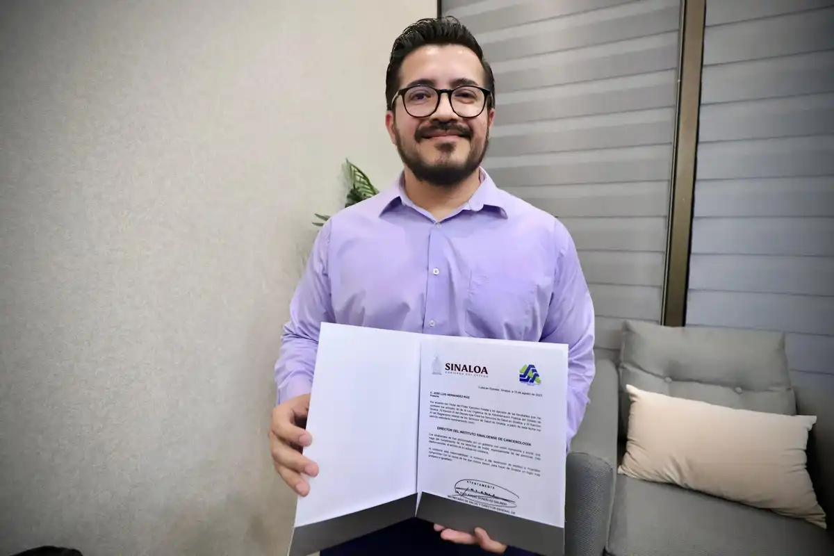 José Luis Hernández Ruiz es nombrado director del Instituto Sinaloense de Cancerología