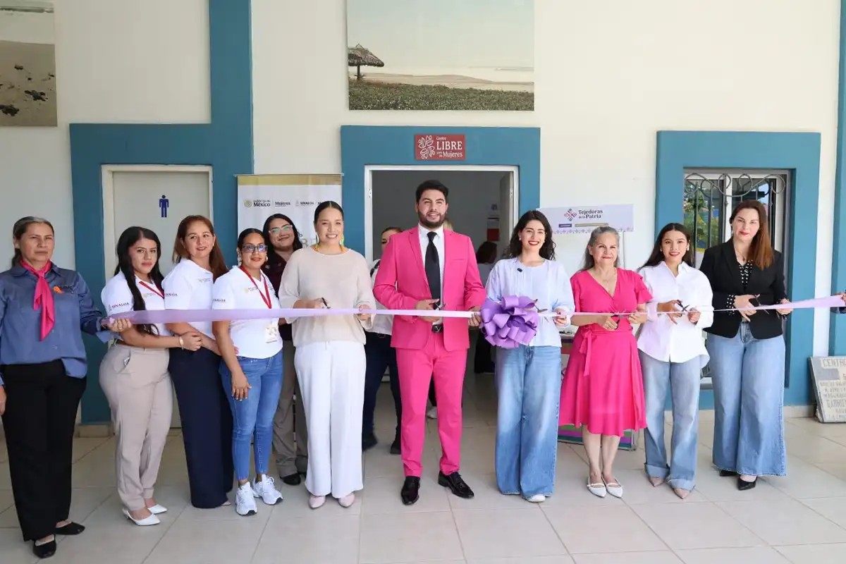 Inauguran Centro LIBRE en Elota para prevenir y atender la violencia contra las mujeres
