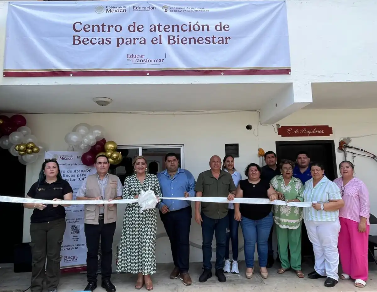 Inauguran en Rosario el Centro de Atención de Becas para el Bienestar