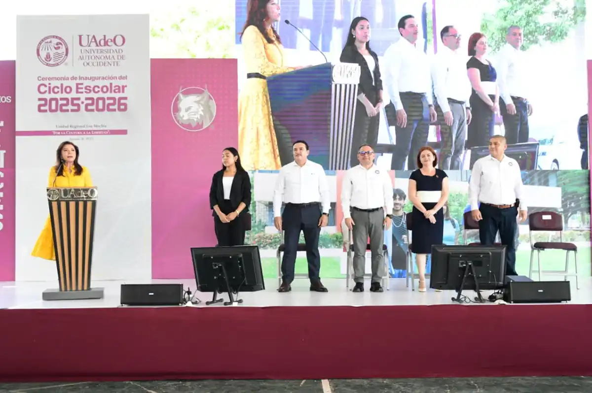 UAdeO inaugura Ciclo Escolar 2025-2026 en Los Mochis con llamado a la excelencia académica