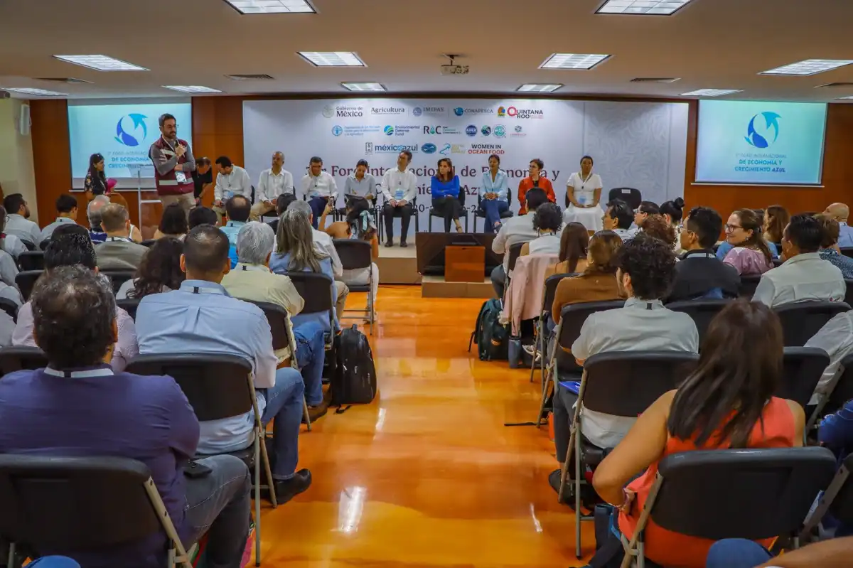 Foro Internacional de Economía Azul en Cancún reúne a Sinaloa y líderes globales por la sostenibilidad oceánica