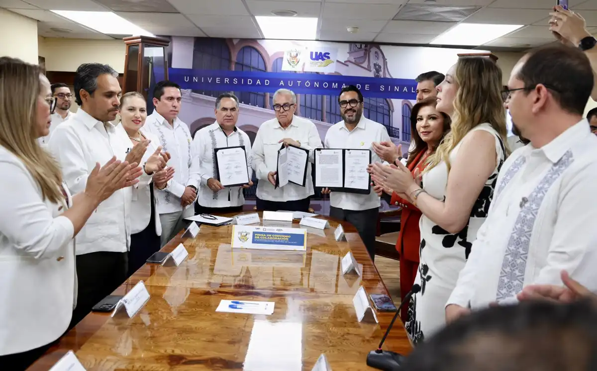 UAS y Ayuntamiento de Culiacán firman convenio para impulsar cultura, deporte y desarrollo social
