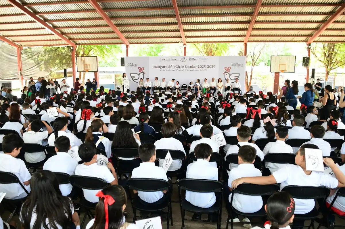 Sinaloa arranca ciclo escolar 2025-2026 con más de 586 mil estudiantes