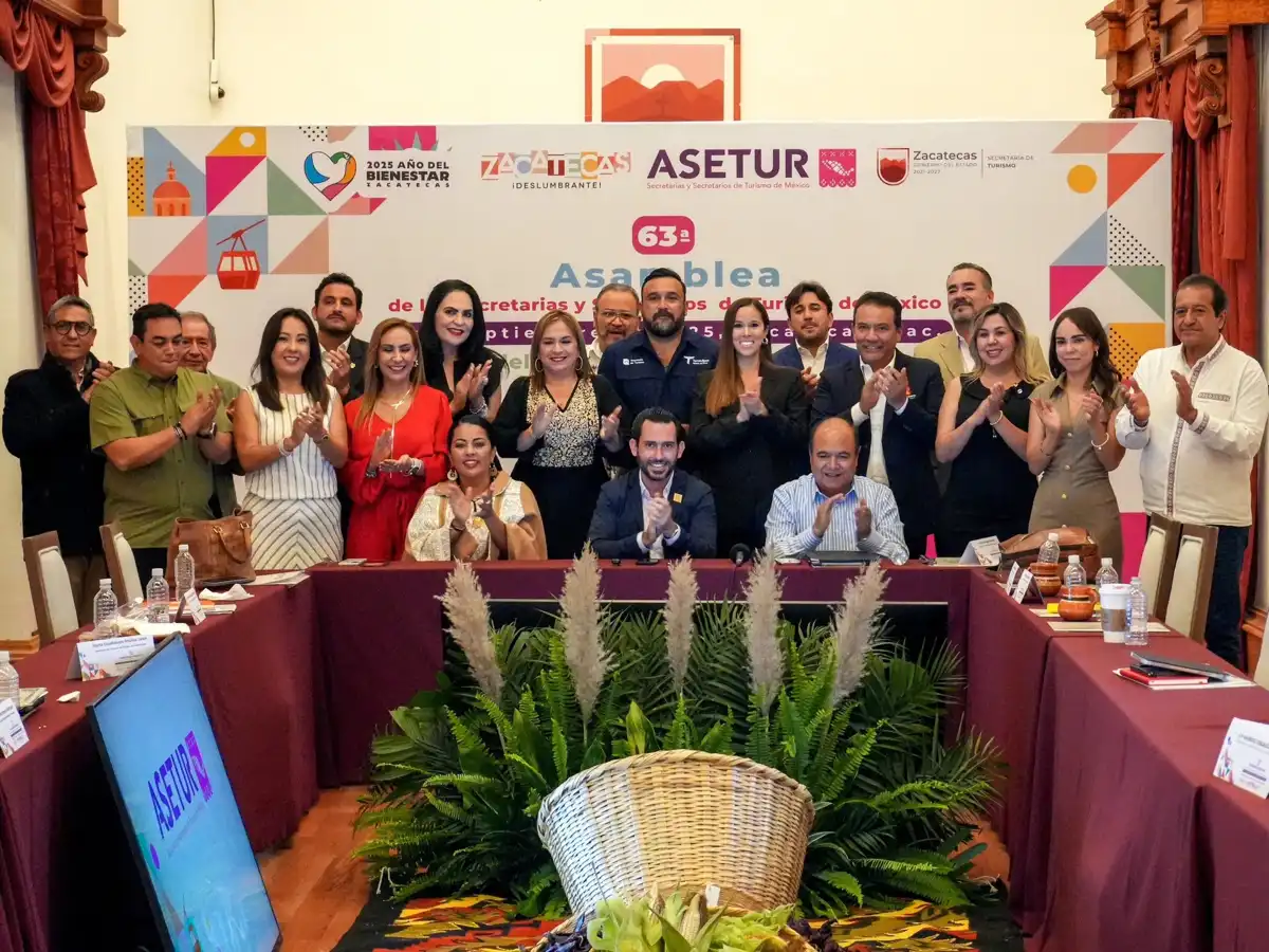 Sinaloa participa en la 63ª Asamblea Nacional de Secretarios de Turismo en Zacatecas
