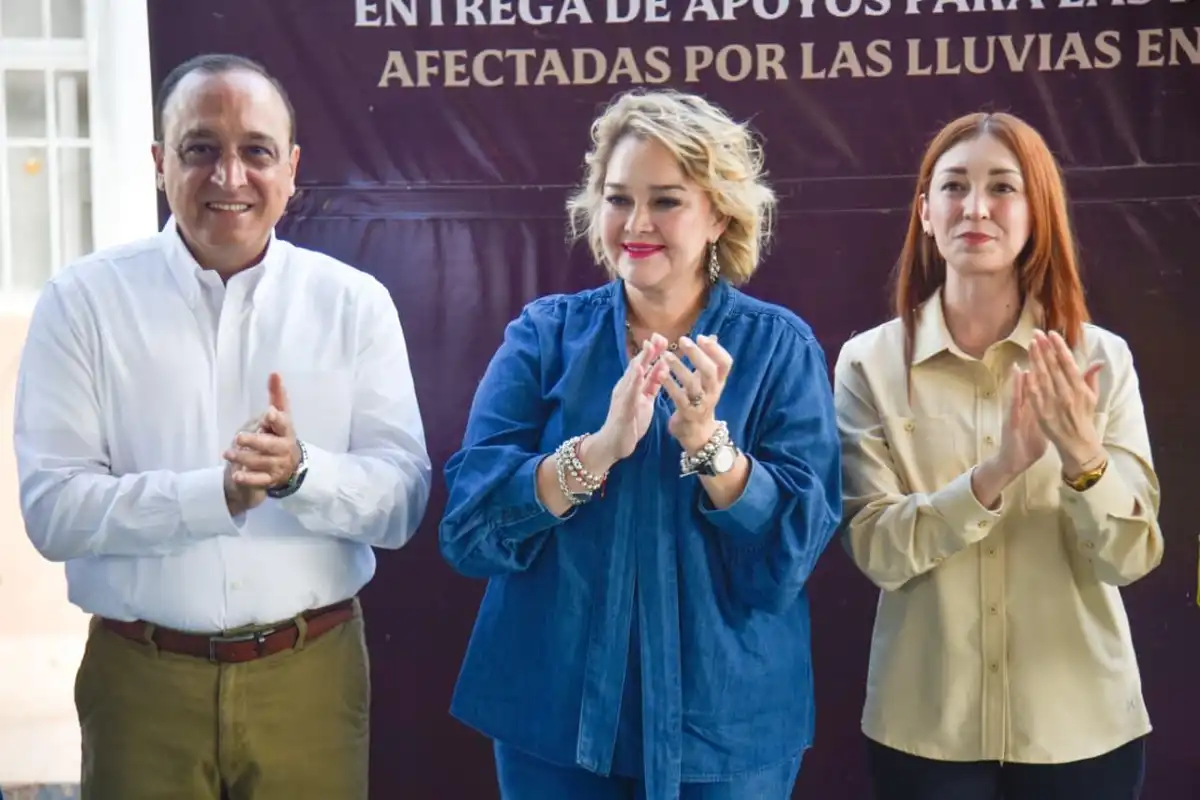 Entregan apoyos a familias yoremes afectadas por inundaciones en Goros Pueblo