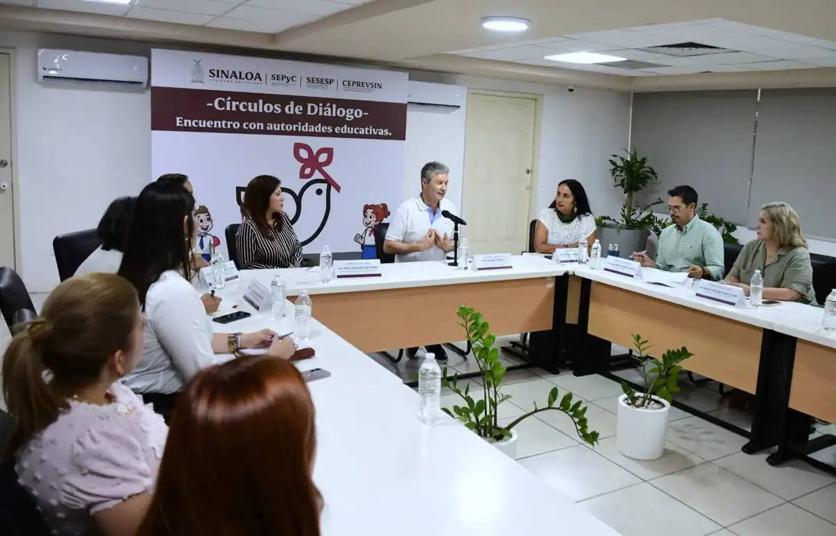 Presentan en Culiacán plan piloto “Círculos de Diálogo” para prevenir violencia escolar