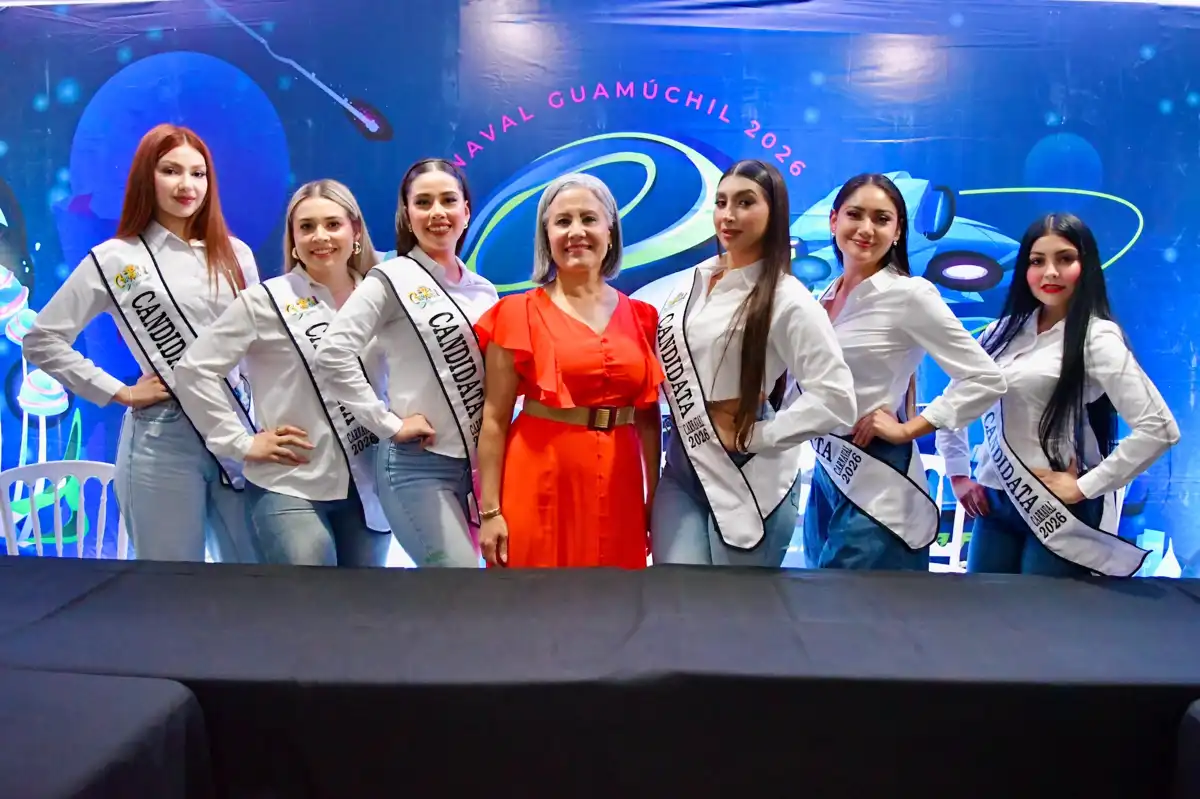 Guamúchil inicia el Carnaval 2026 con la presentación de seis candidatas a reina